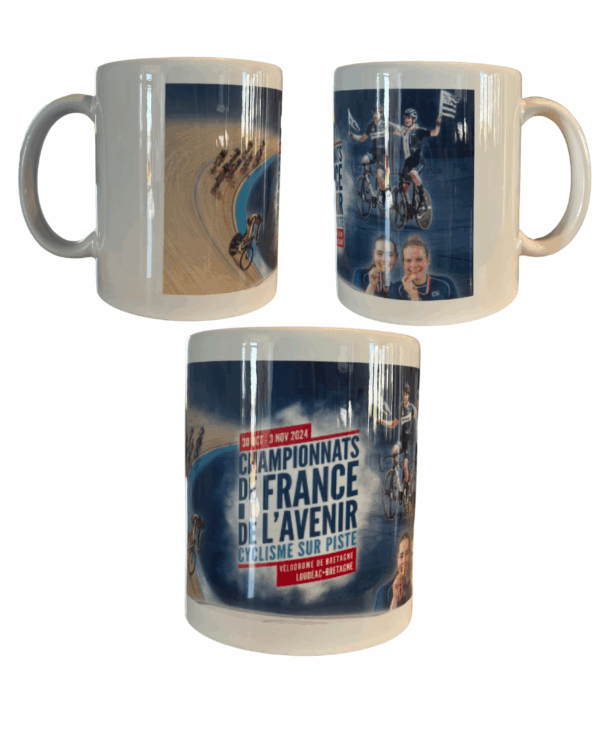 Mug officiel "Championnats de France de l'Avenir Piste 2024"